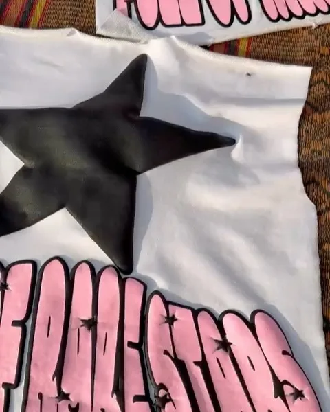 Camiseta GRS nueva moda Harajuku estampado de patrón Kawaii manga corta de alta calidad de algodón puro cuello redondo Camiseta Top ropa de mujer