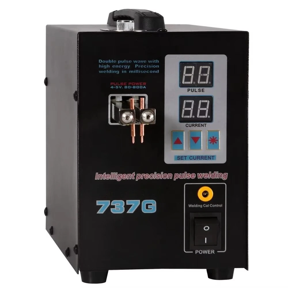 737G S737G Double Digital Double Pulse Small Battery Welding Machine English Panel Battery Spot Welder