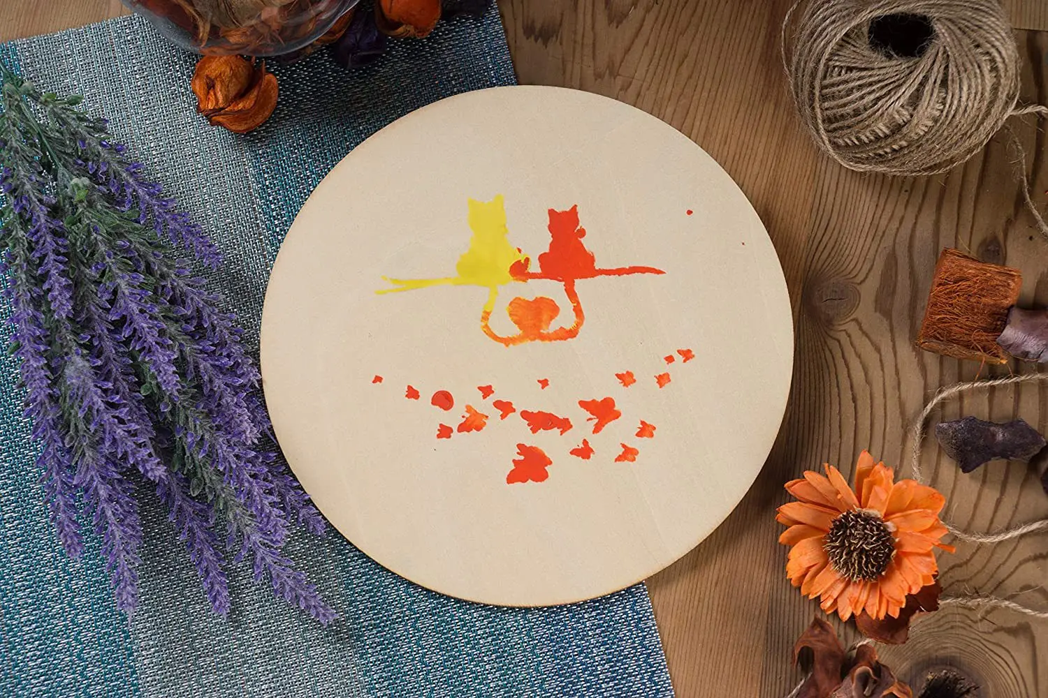 

10Pcs Round Wood Slices Unfinished Smooth Surface Great for DIY Writing Crafting Painting Home Decoration Wood Tags