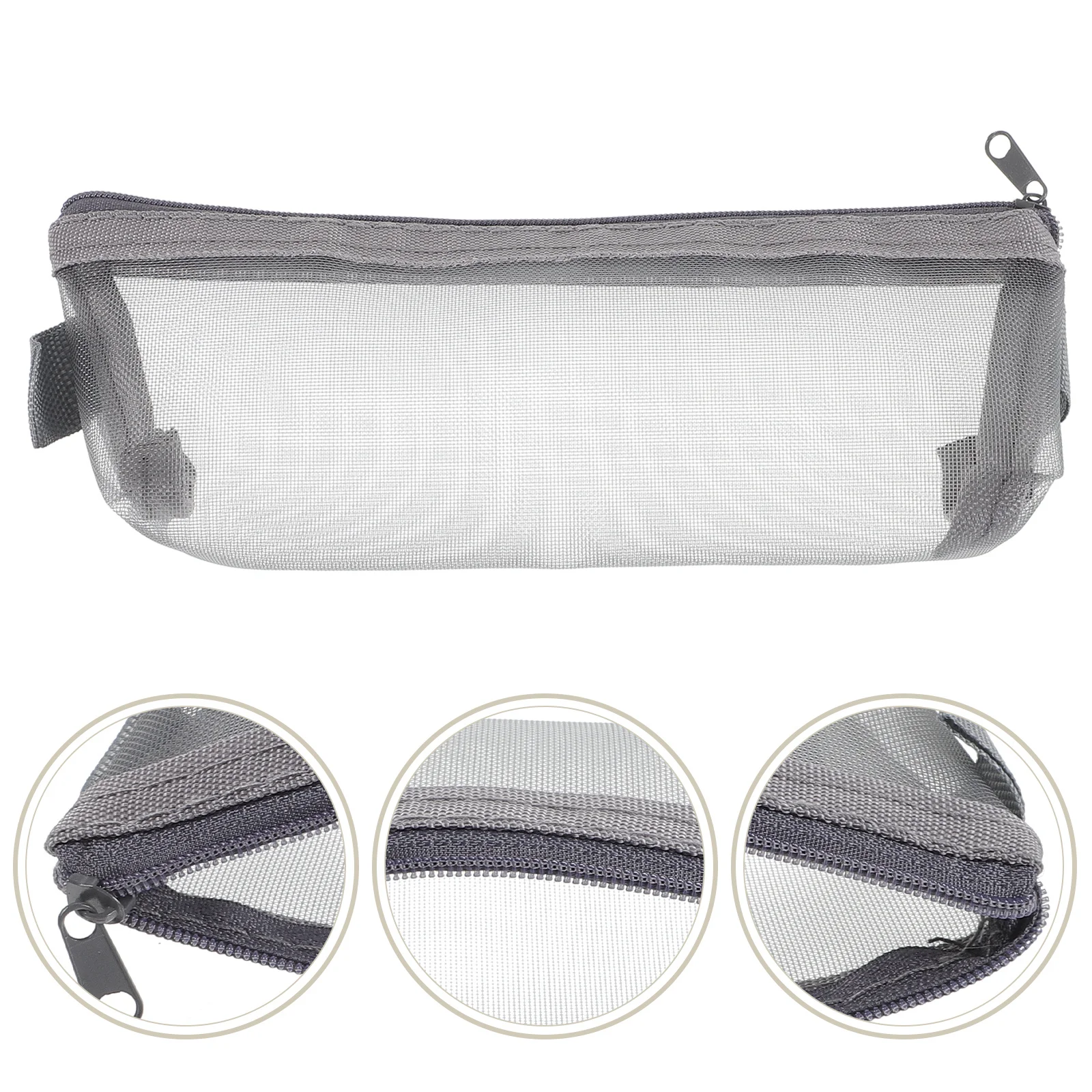 

Bag File Holder Pencil Organizer Mesh Storage Bags Stationery Travel Large Pouch