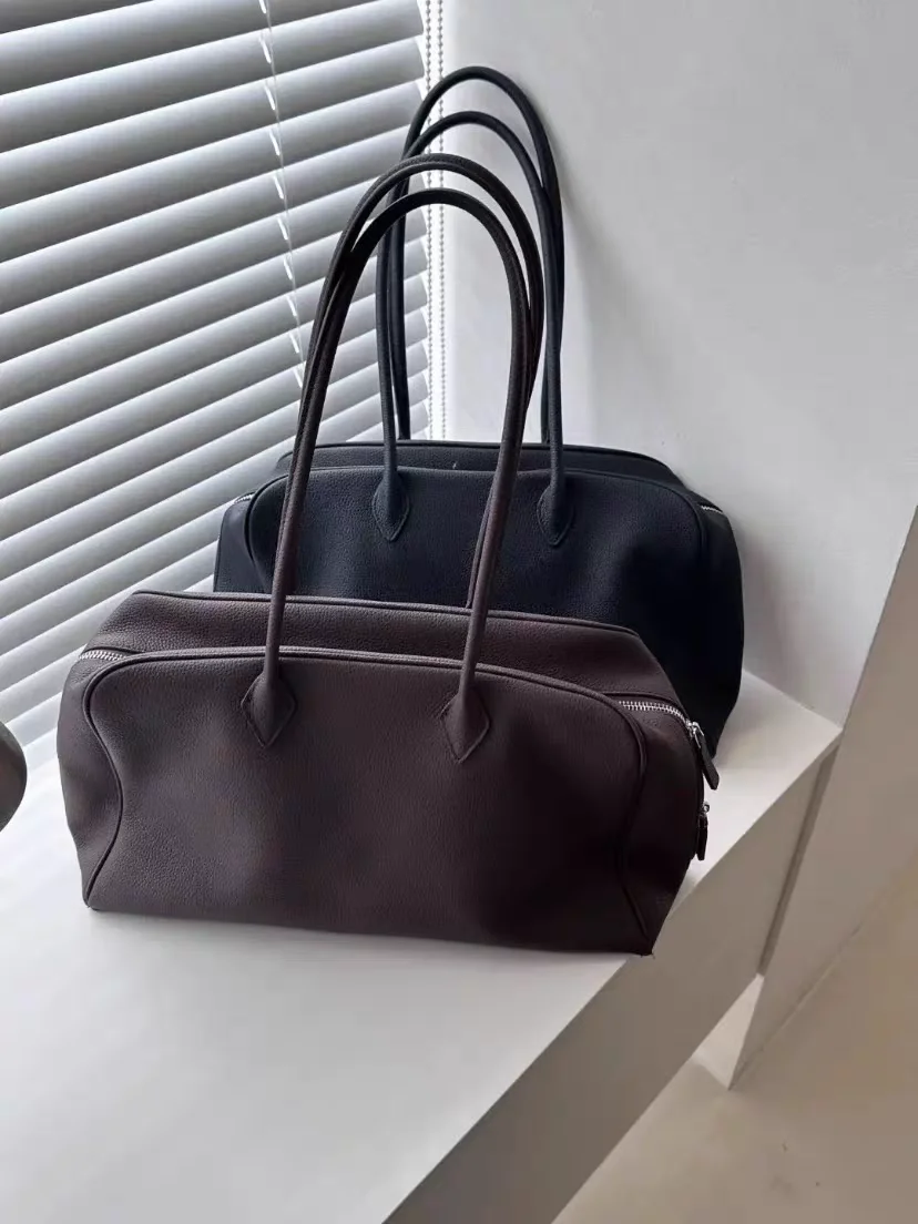 

Autumn Winter Large Capaci Women's Tote Bag Commuter oulder Bag Boston Bag Soft Handle Korean Sle Polyester