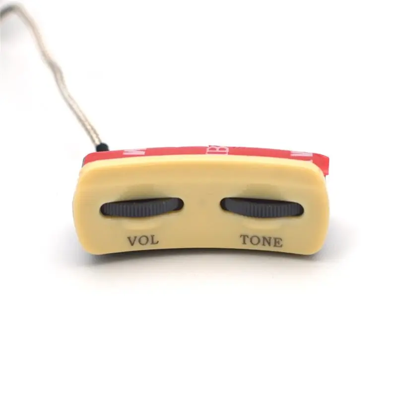 A74K-A-201 Pen Style Microphone Sound Hole Adjustable Pickup With Sensitive Silver Pizo For Acoustic Folk Guitar