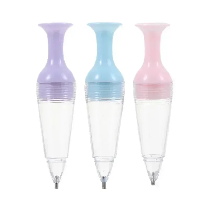 Sewing Accessories Flower Pot Shape Crystal Point Drill Pen Diamond Painting Tool 5D Diamond Painting Standable Craft Storage