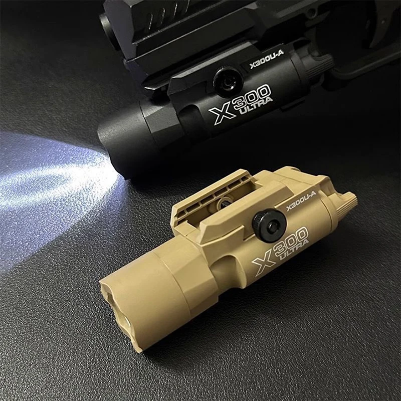 X300U-A Multi - Functional Tactical Light: Fits 20mm Rail, For Toy Airsoft Guns, Hunting, CS Matches & Wargames