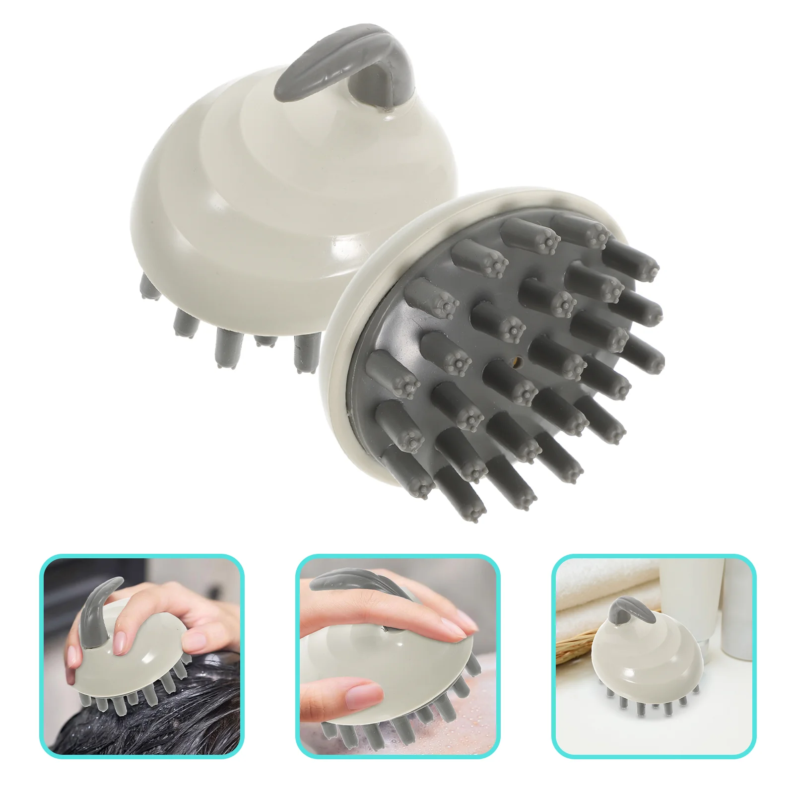 

2 Pcs Shampoo Brush Hair Washing Comb Detachable Kids PP Massage Children Bath Scalp Clean Dust Prevent Hair Loss Promote Growth
