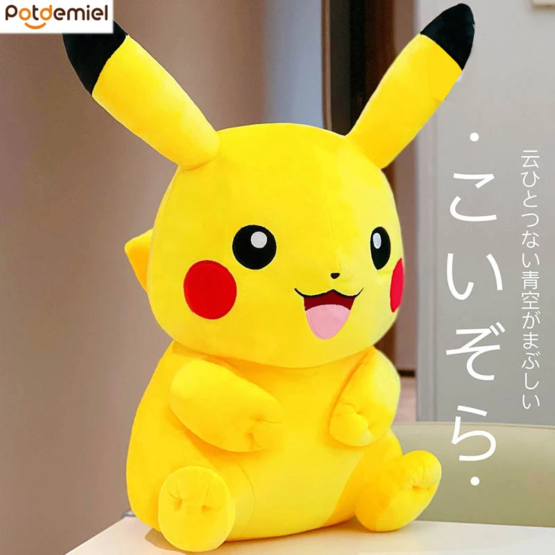 

Плюшевые игрушки Покемон Пикачу, подушка с героями мультфильмов, Япония, аниме, эльф, плюшевая кукла, мягкая кавайная детская кукла, Рождественский подарок для детей