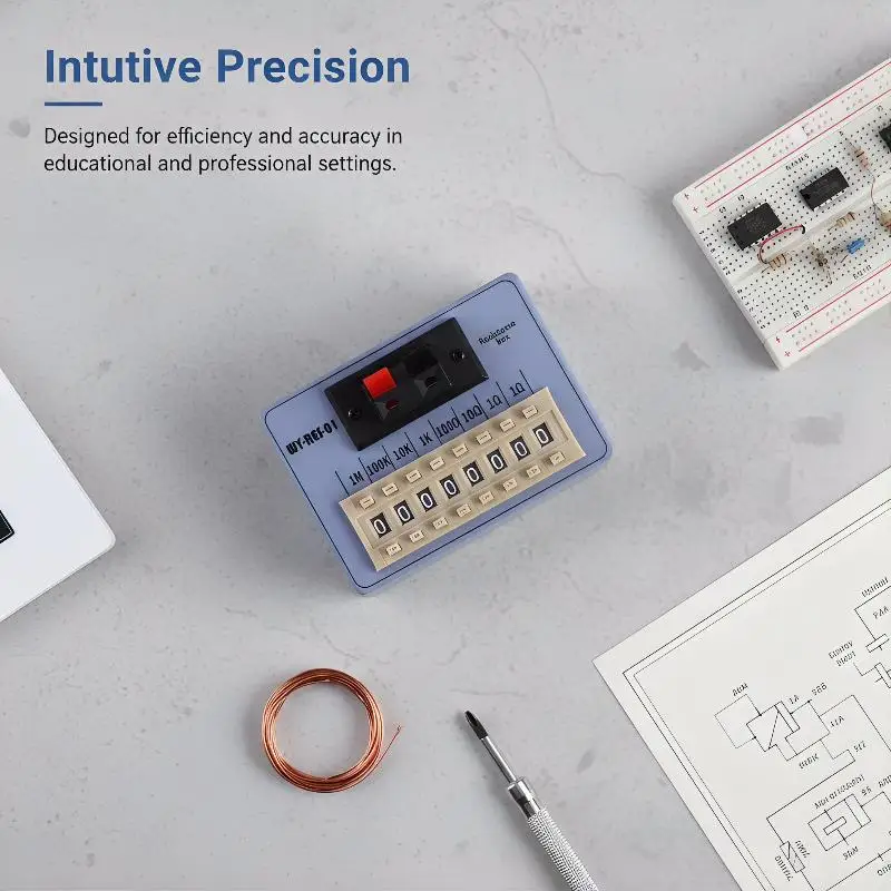 WY-RES-01 Resistance Box Precise Dial Programmable Pocket Resistance Box for Instrument Calibration Educational Projects