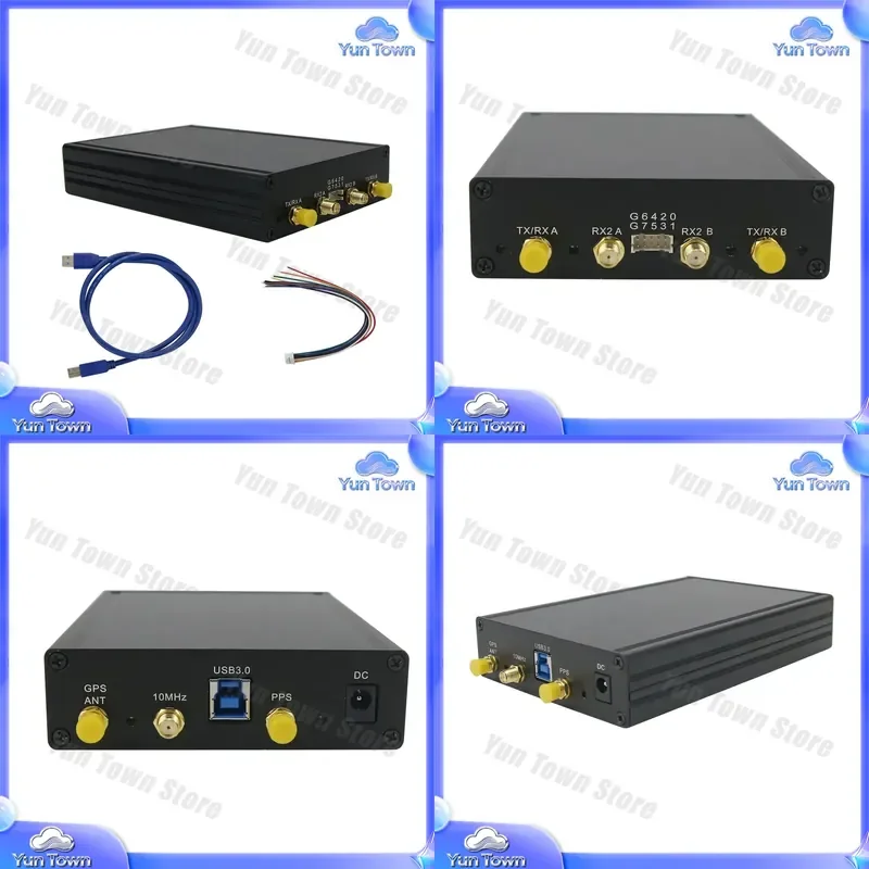 B200 Advance Version 70MHz-6GHz SDR Radio for USB3.0 Software Defined Radio Transceiver with Shell for Ham Radio Equipment