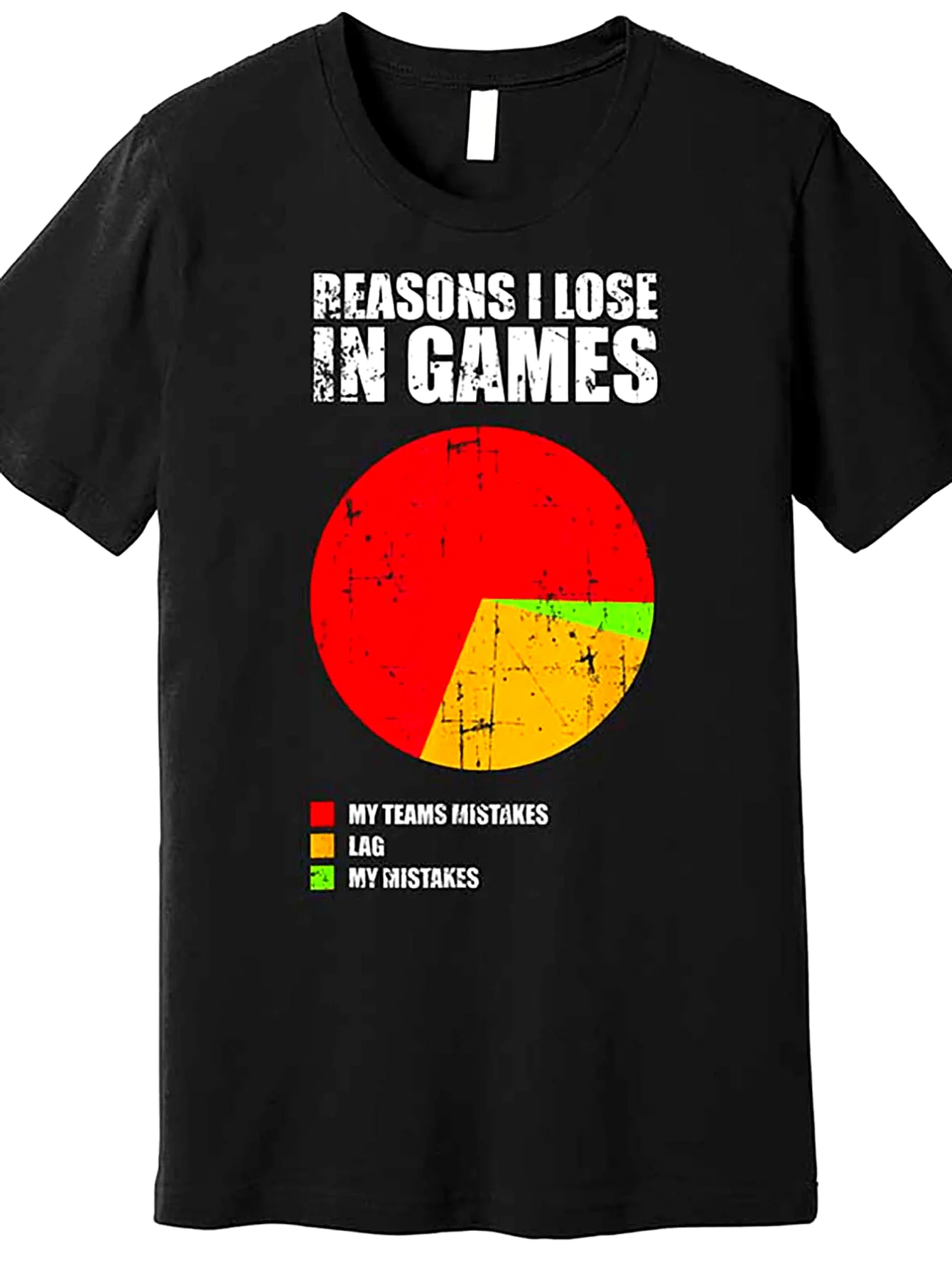 Legends of Your League Funny Losing Team Modes Graphic T-Shirt 100% Cotton O-Neck Short Sleeve Summer Casual Mens T-shirt