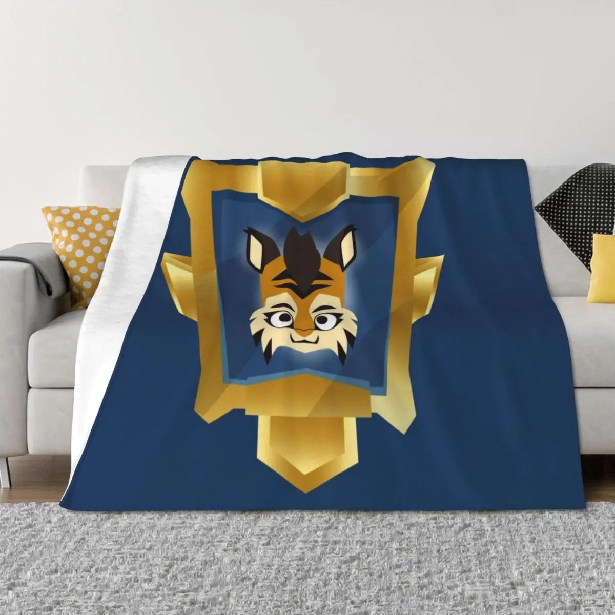 

Zooba Battle Royale - Jade Sticker Throw Blanket Thermal Moving anime Sofas Blankets