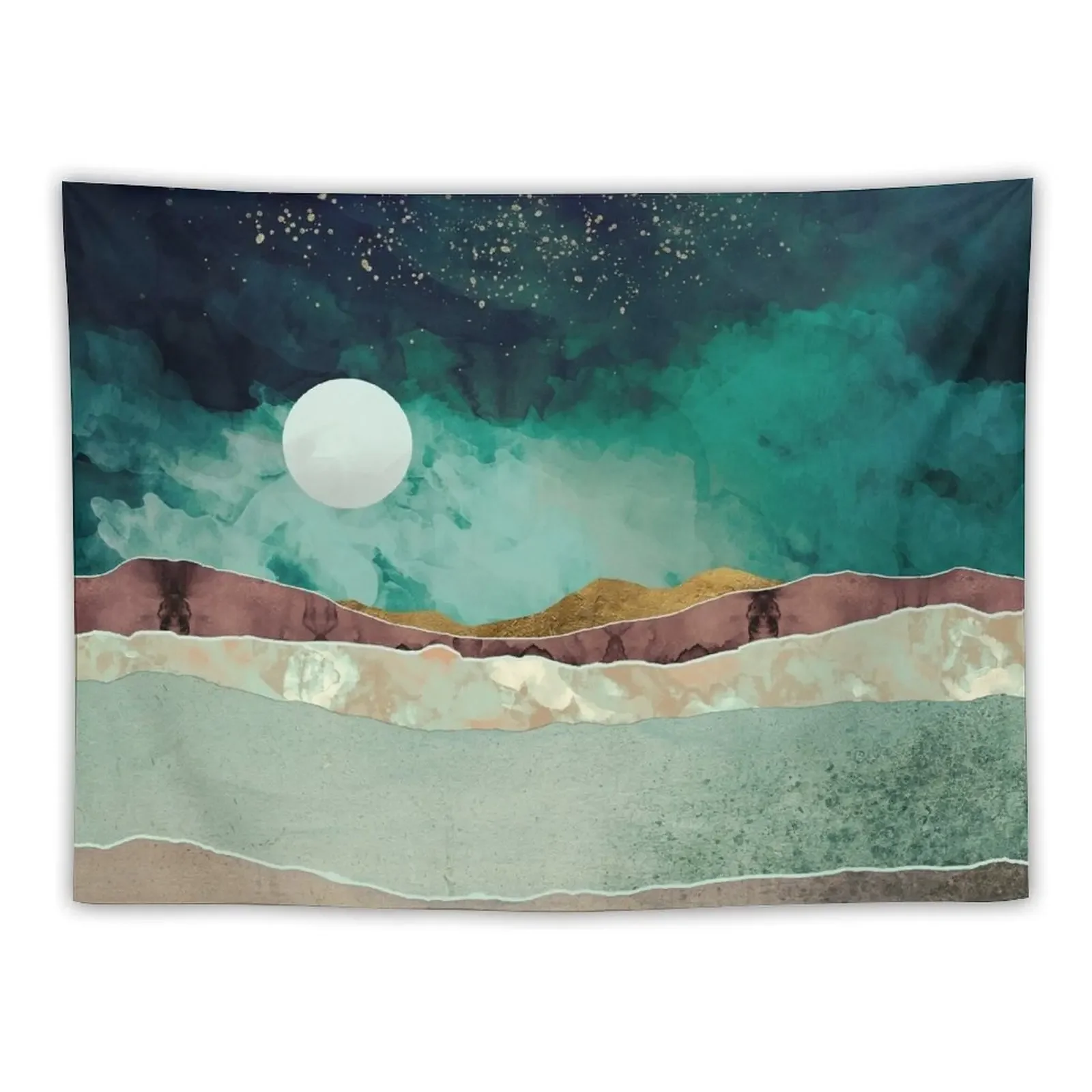 

Spring Night Tapestry On The Wall Room Aesthetic Decor Bedroom Organization And Decoration Tapestry