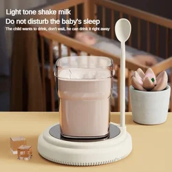 Maglev Automatic Mixing Cup Portable USB Charging Maglev Milk Shaker with Spoon Electric Stirring Coffee Mug Water Cup Milk Cup