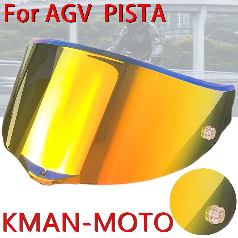 

Защита для лица для AGV PISTA прочный солнцезащитный экран с гальваническим покрытием ветрозащитный пыленепроницаемый аксессуары для мотоциклетного шлема