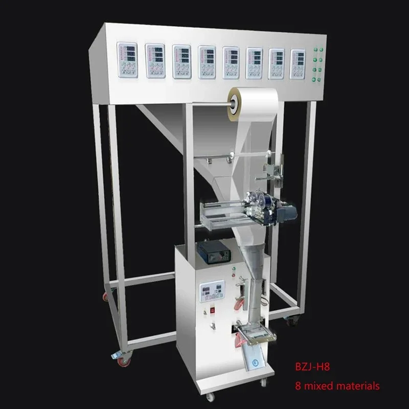 -Functional Quantitative Granular Powder Multi-Mixing Automatic Packaging All-In-One Hine