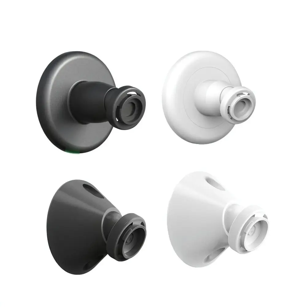 Wall Bracket For Blink Surveillance Cameras Flexible Angle Mounting Stand Drill And Adhesive Fixation Black Color