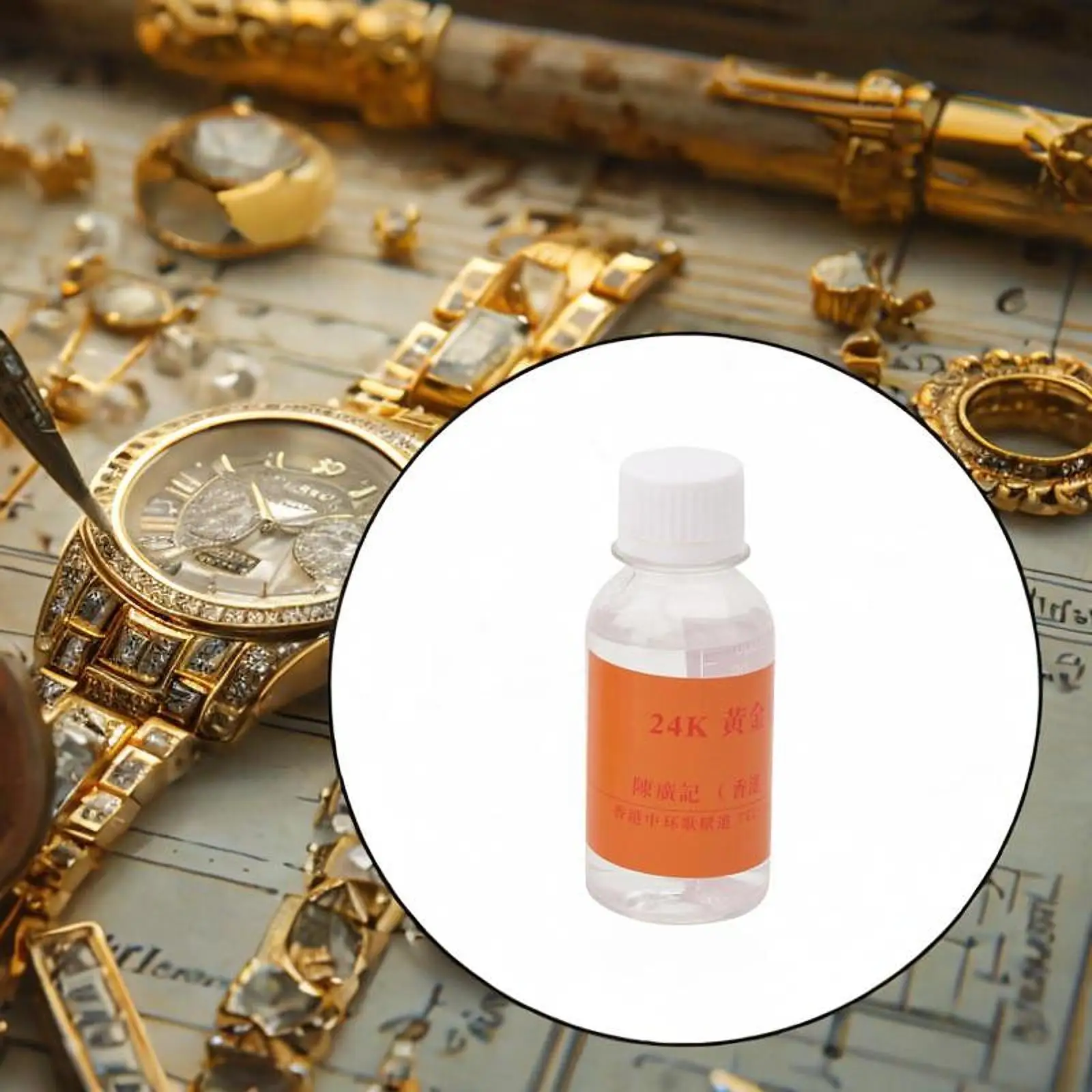 

DIY Jewelry Making Tool Professional Lightweight Practical Gold Plating Liquid Jewelry Refinishing Kit
