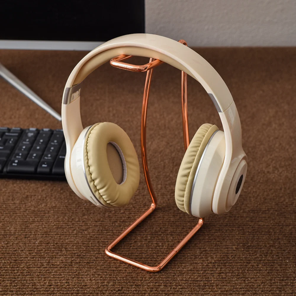 Headphone Stand Stainless Steel Headphone Storage Rack Gaming Headphone Stand Creative For Workspace Home Desktop