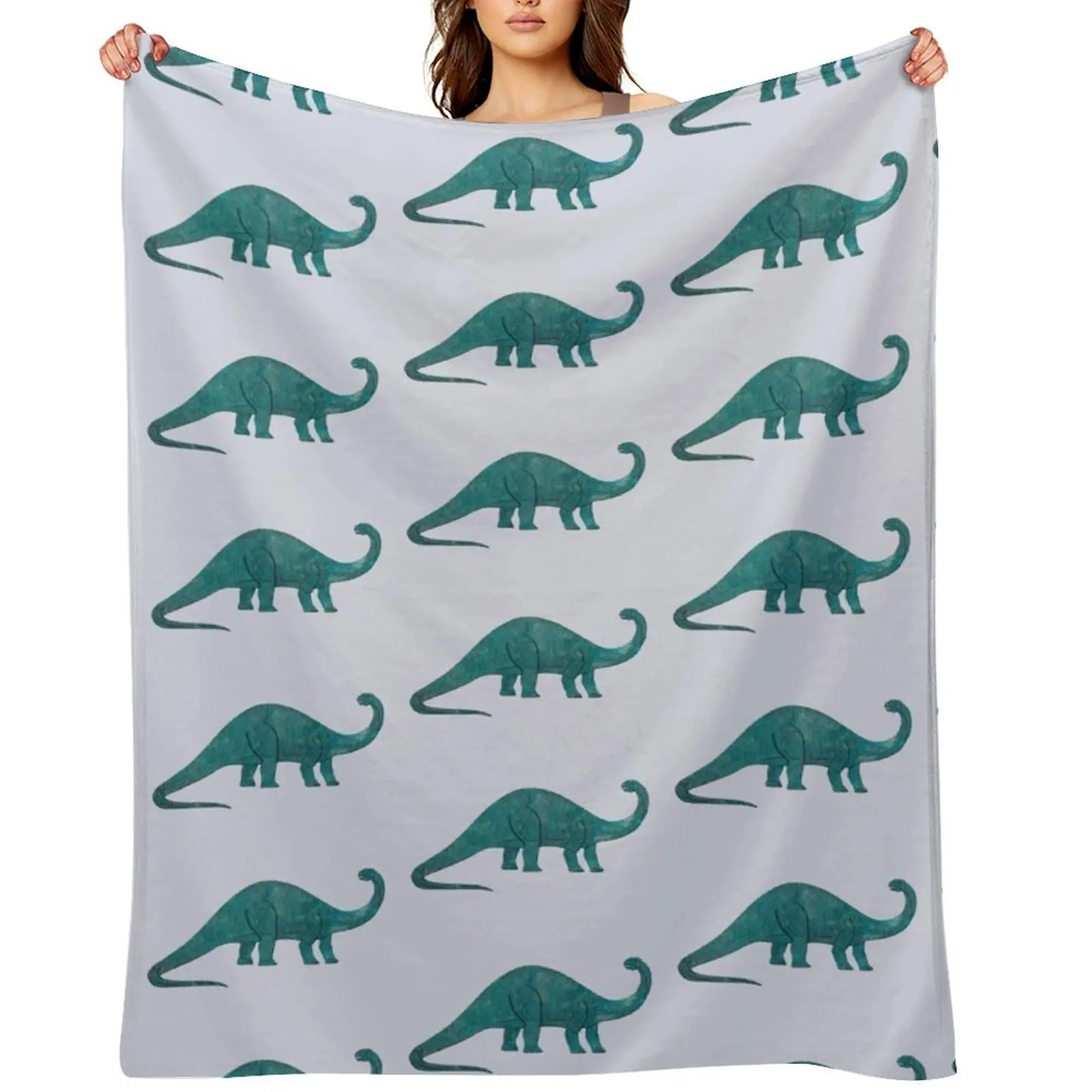 

Dinosaur Brontosaurus 61419 Throw Blanket Comforter Sofas Travel Summer Beddings Blankets