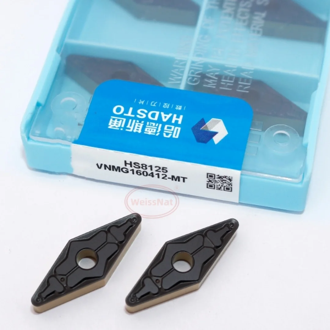 

VNMG160402 VNMG160404 VNMG160408 VNMG160412 HS8125 HS8225 HS8105 HS8215 Carbide Insert VNMG Inserts