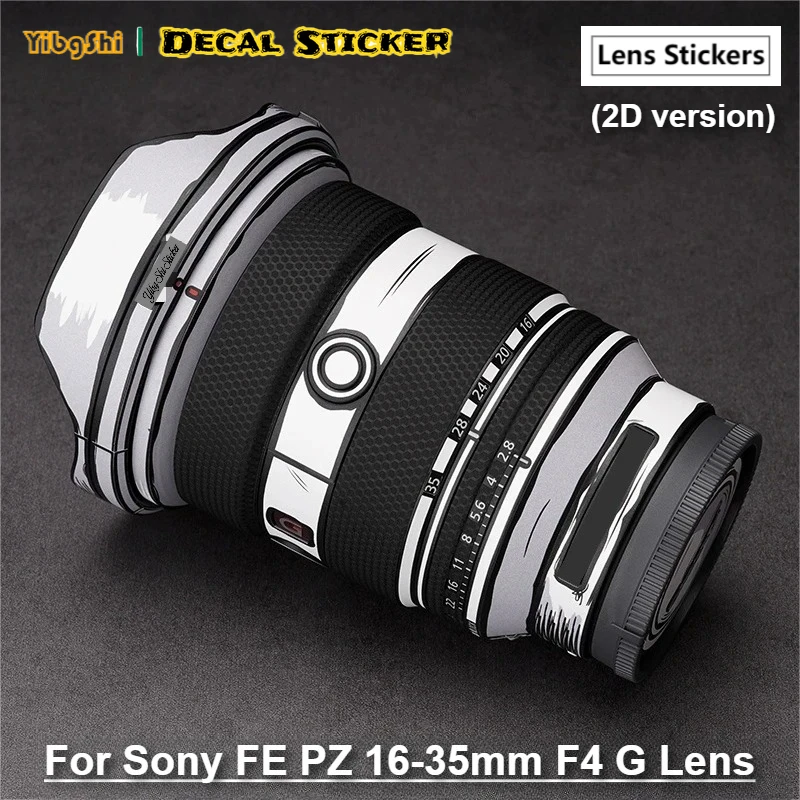 Стилизованная наклейка для Sony FE PZ 16-35 мм F4 G, наклейка на объектив камеры, виниловая пленка, пленка против царапин PZ16-35 16-35 F/4 F/4G F4G Стилизованная наклейка для Sony FE PZ 16-35 мм F4 G, наклейка на объектив камеры, виниловая пленка, пленка против царапин PZ16-35 16-35 F/4 F/4G F4G
