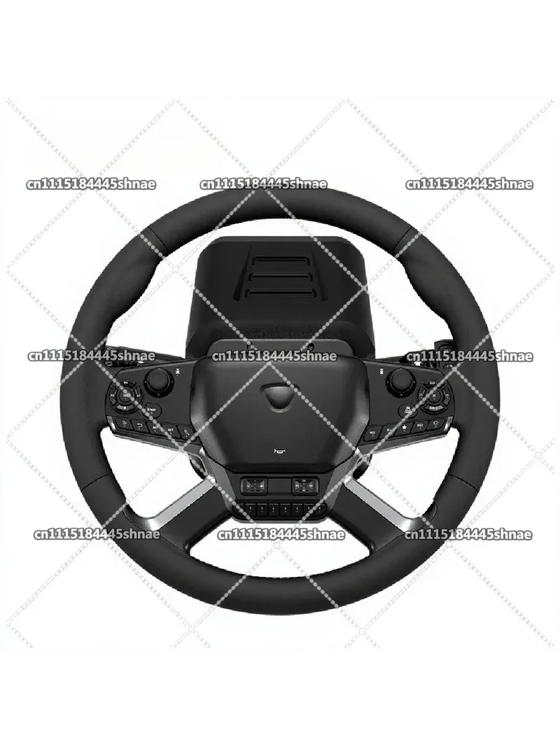 2 Force Feedback Steering Wheel Controller Kit for PC Truck Simulator Gaming