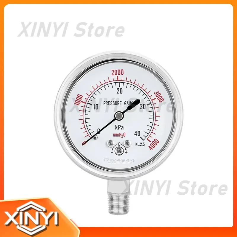 Wholesale Pointer Oil Pressure Gauge Analog Manometer 60mm 75mm 100mm Pressure Gauge for Medium-press