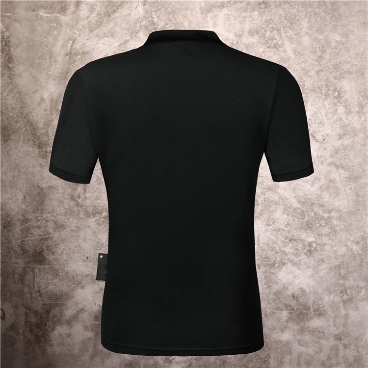 2022 short sleeve polo shirt men\'s pure cotton breathable simple top fashion European station trend summer leisure