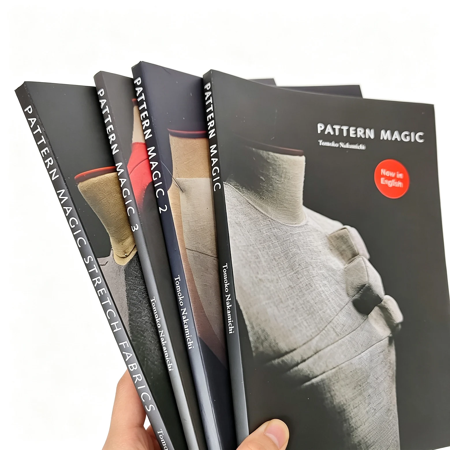 1 book Pattern Magic 1/2/3/Stretch FabricsTomoko Nakamichi, in English, Japanese Pattern Making & Draping Sewing FashionBook