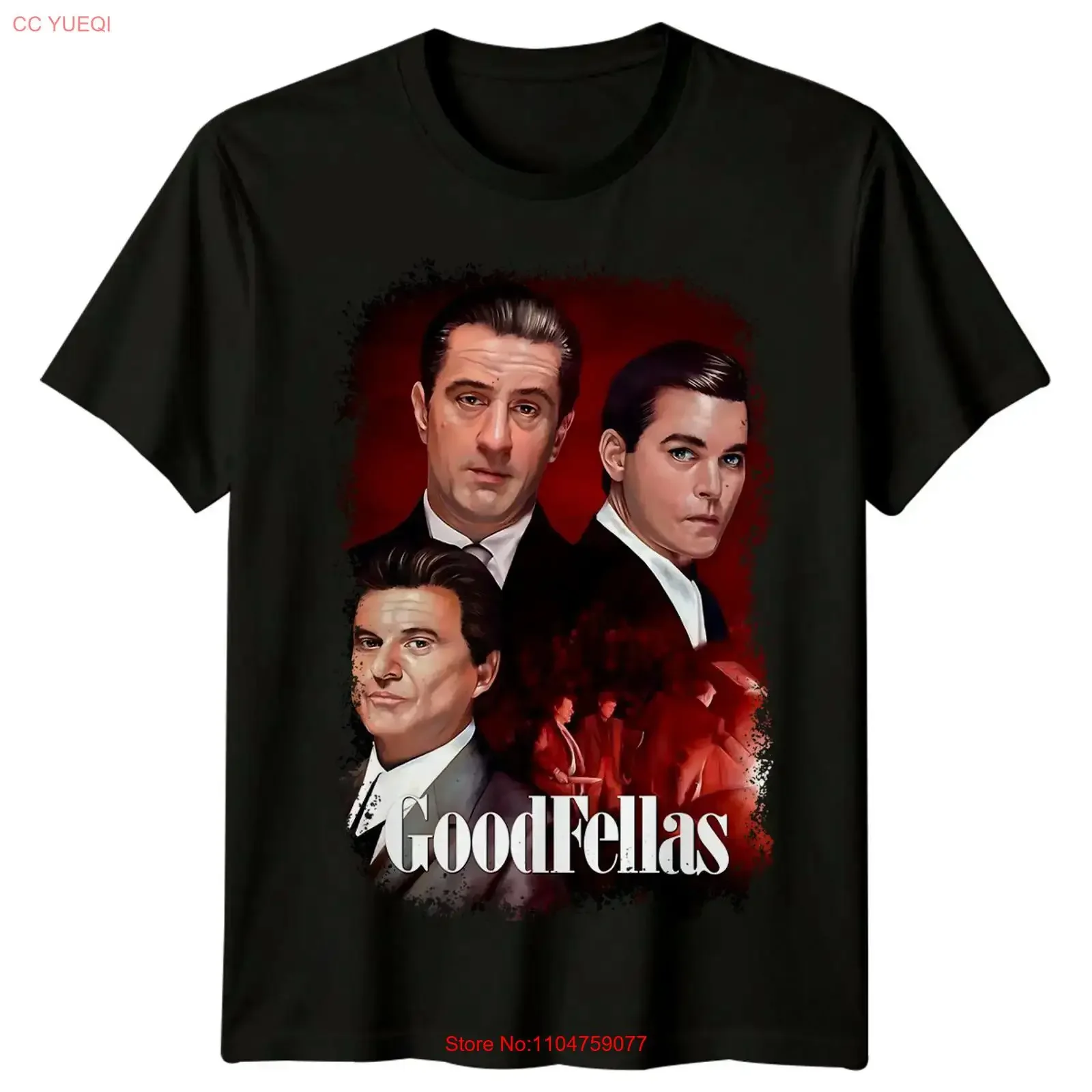 GoodFellas 1990 Movie Poster Inspired T Shirt Retro 80s vintage Washed Unisex graphic Soft designer clothes Versatile Stretched