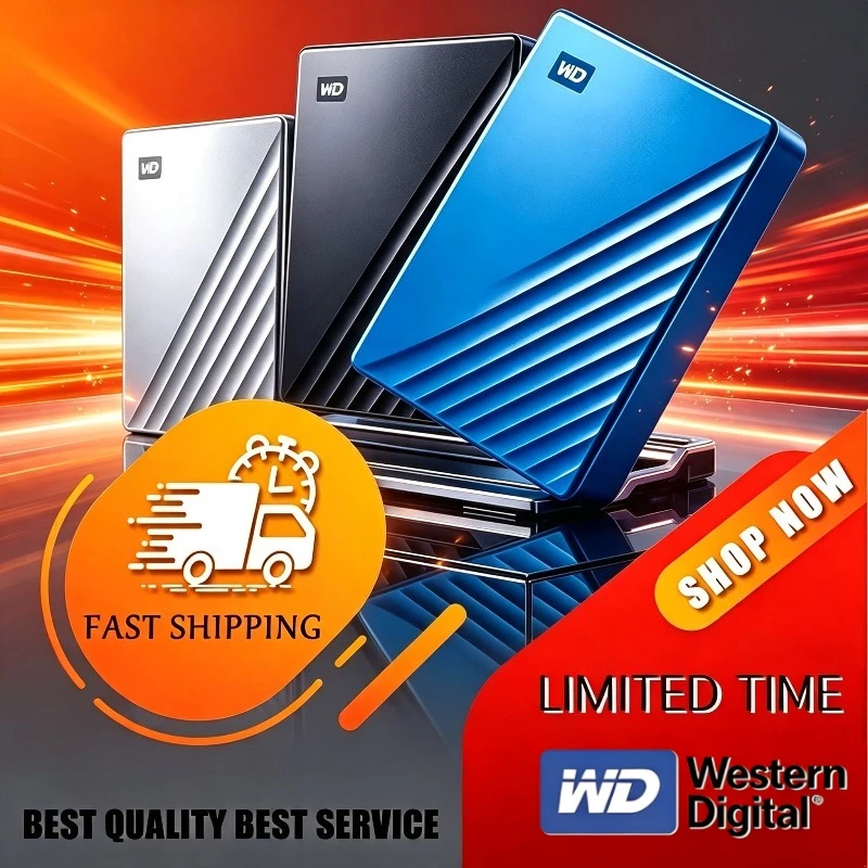 For WD 2.5" Elements 500GB 1TB 2TB 4TB Portable External HDD Hard Disk External Hard Drive USB 3.0 For Desktop PC Laptop