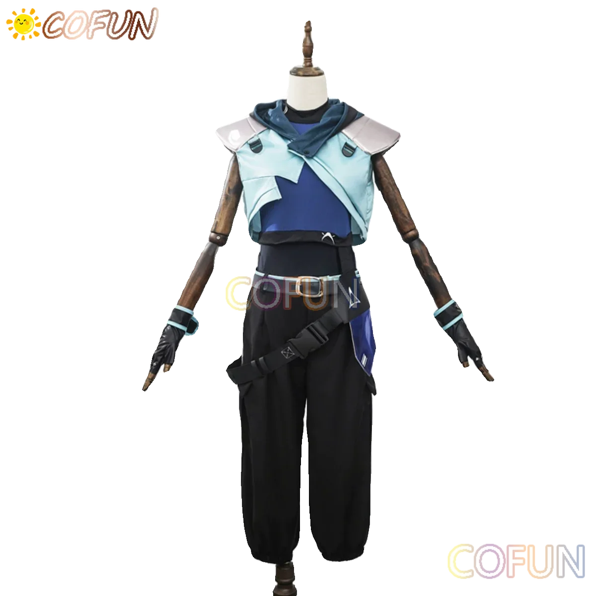 COFUN Game Valorant Jett Cosplay Costume Han Sunwoo Halloween Outfits Game Costume Women Full Set