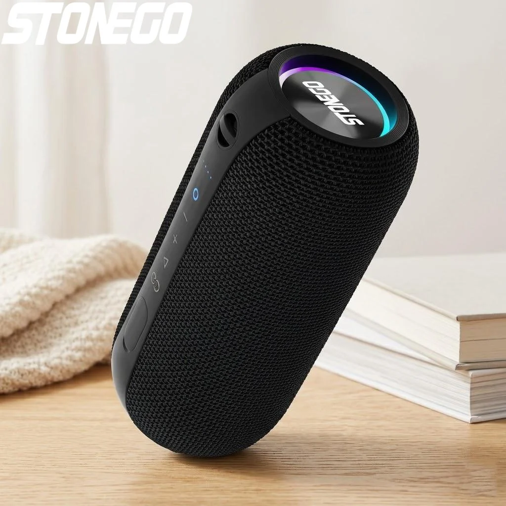 

Беспроводная Bluetooth-колонка в стиле панк с прозрачным корпусом, TWS, двойной стереозвук, басовая диафрагма, LED-подсветка, портативное аудиоустройство, мини-колонка