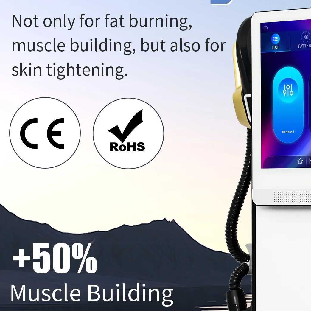 

Высокоинтенсивный EMS-аппарат для коррекции фигуры – неинвазивное оборудование для уменьшения жира и тонизирования мышц, для контурирования тела