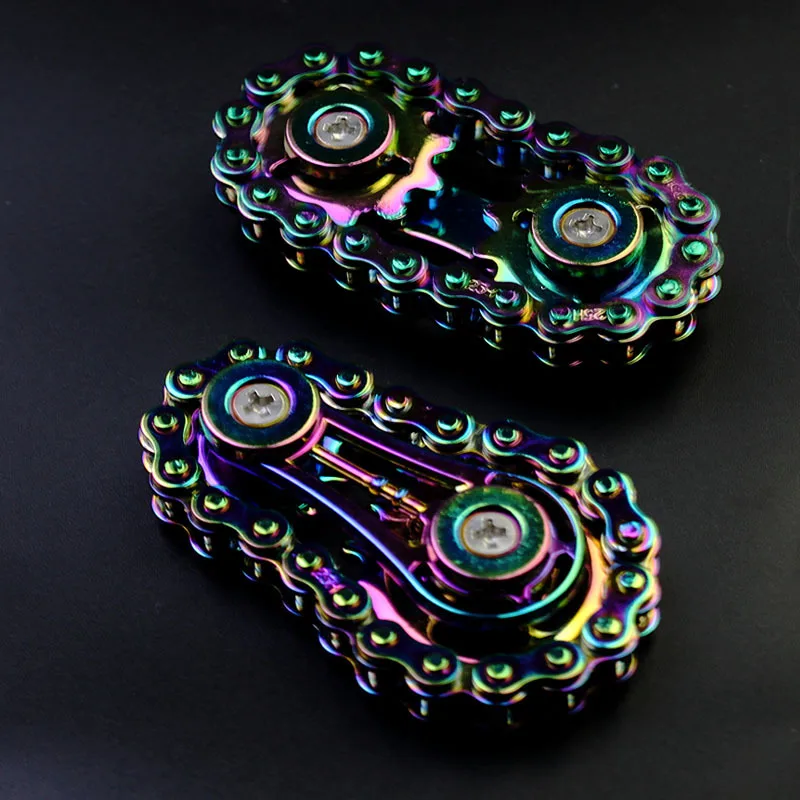 

Metal Mecha Fidget Spinner Punk Style Design Hand Spinner Chain Stress Relief Fidget Toys Portable Antistress Adult Sensory Toys