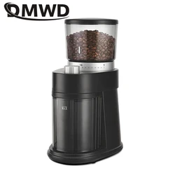 250G Electric Coffee Grinder 31 Gears Bean Grinding Machine Cafe Maker Powder Crusher Grains Spices Pulverizer Cereals Mill 220V