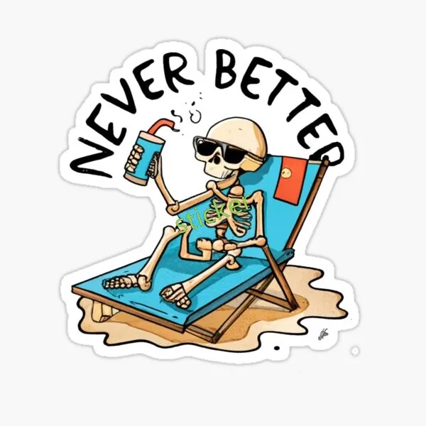 

Car Stickers Decals Funny Never Better Window Trunk Decal Cartoon Peek Car Styling Motorcycle Vinyl Wrap Decal Caravan