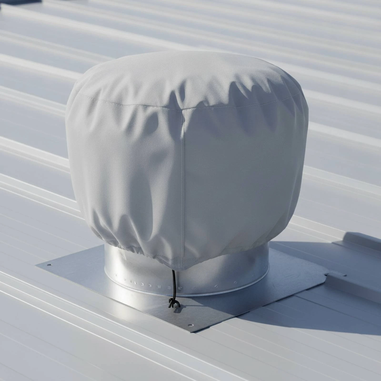 Roof Turbine Ventilator Cover Adjustable Turbine Ventilator Cover Snug Fit Windproof for Seasonal Storage