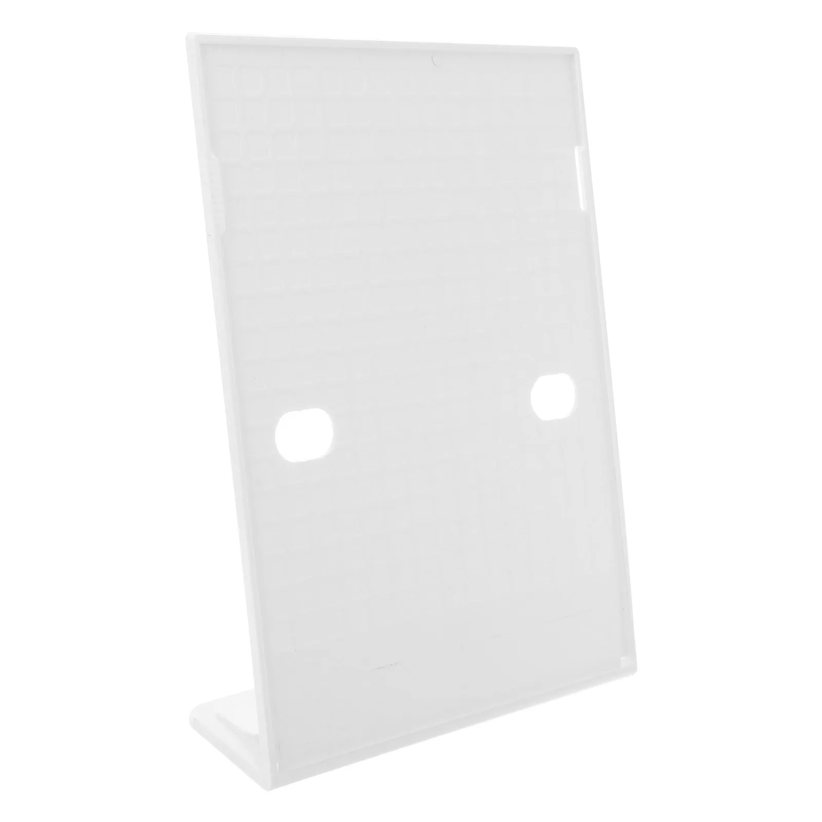 A4 Plastic Menu Stand Tabletop Sign Holder Versatile Paper Display Stand Easy Clean Space Saving Modern Design for Cafe
