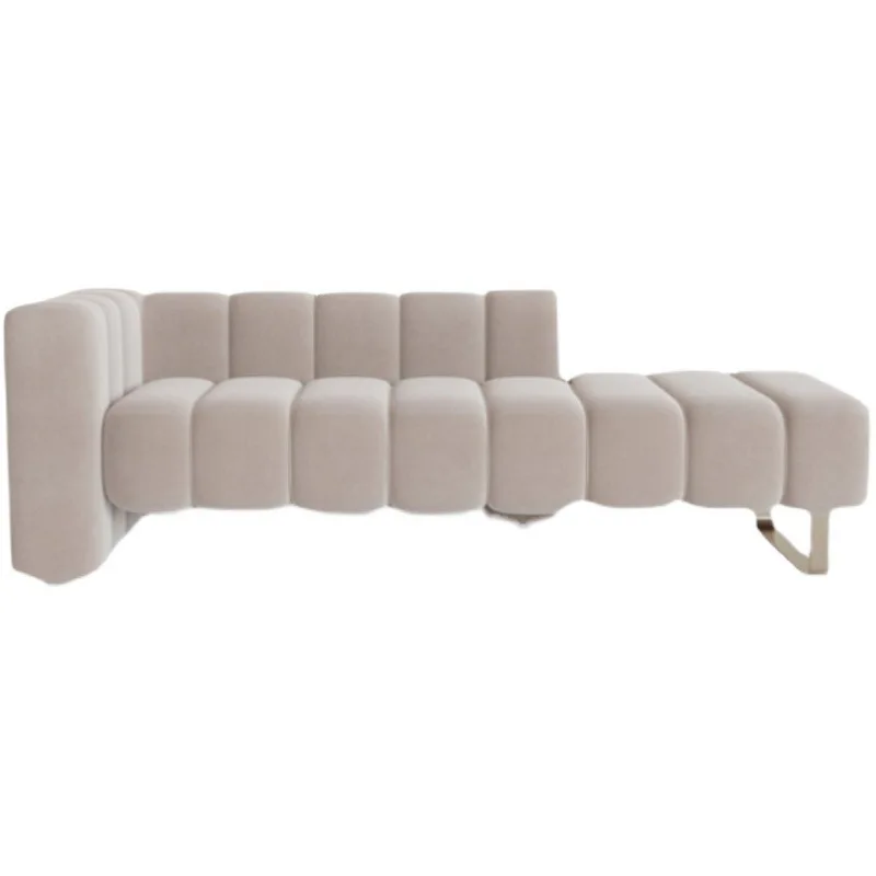 

Simple small apartment, living room hotel, chaise longue chair, creativity, shoe changing stool, Nordic, light luxury, backrest