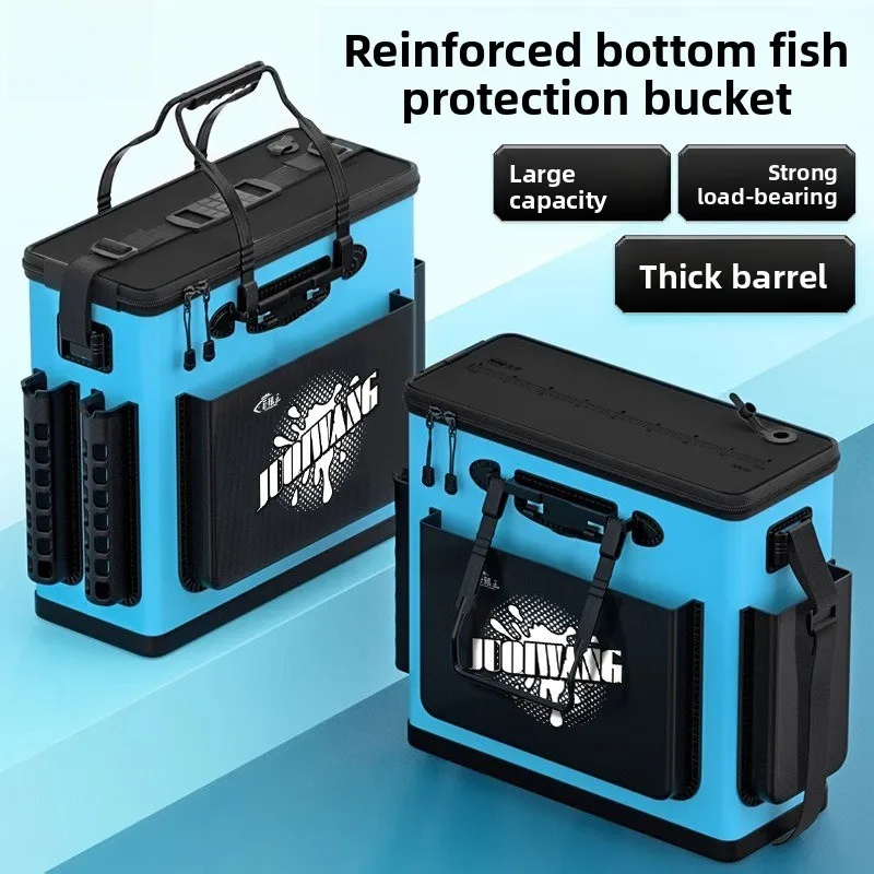 

live fish bucket Portable integrated multi-functional thickened fish protection bucket Special fish box for wild fishing