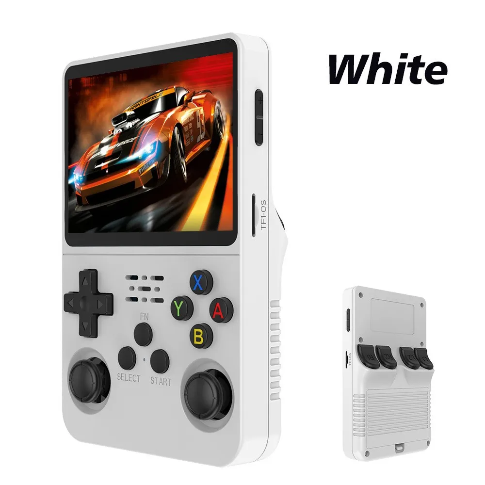 R36S Retro Handheld Video Game Console Linux System 3.5 Inch IPS Screen Portable Pocket Video Player 64GB Games