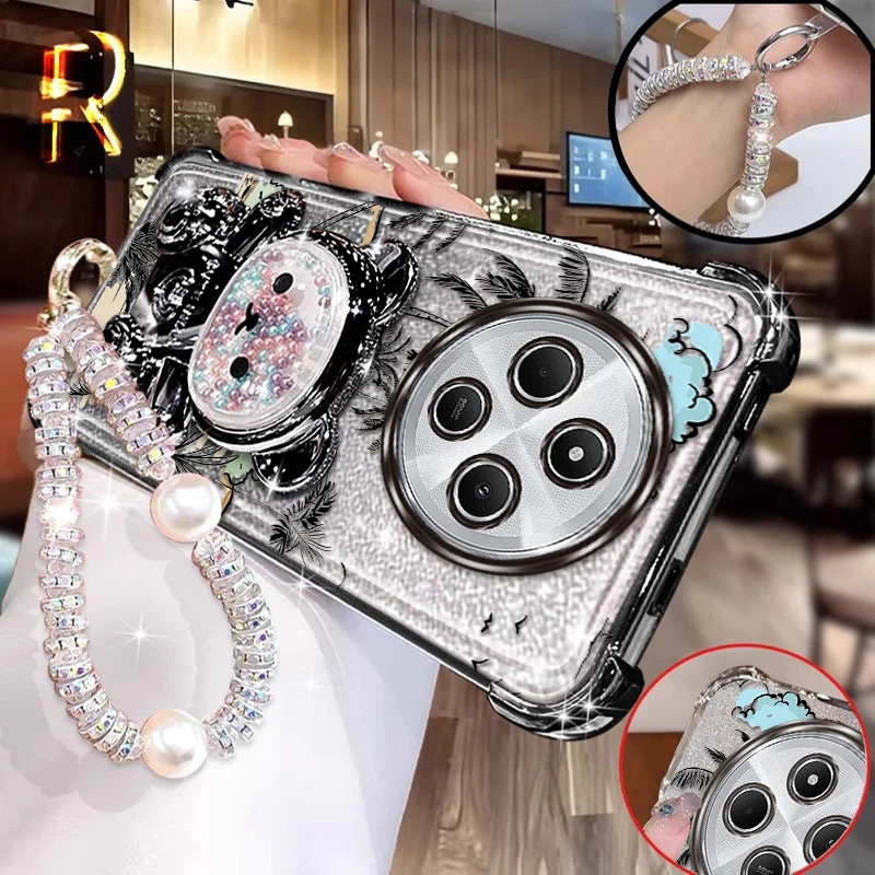 

14C чехол-держатель для браслета с принтом кокосовой пальмы для Xiaomi Redmi 15C 13C 10C 11A 10india 14R 14C 13 12C 13R 10Power Cover