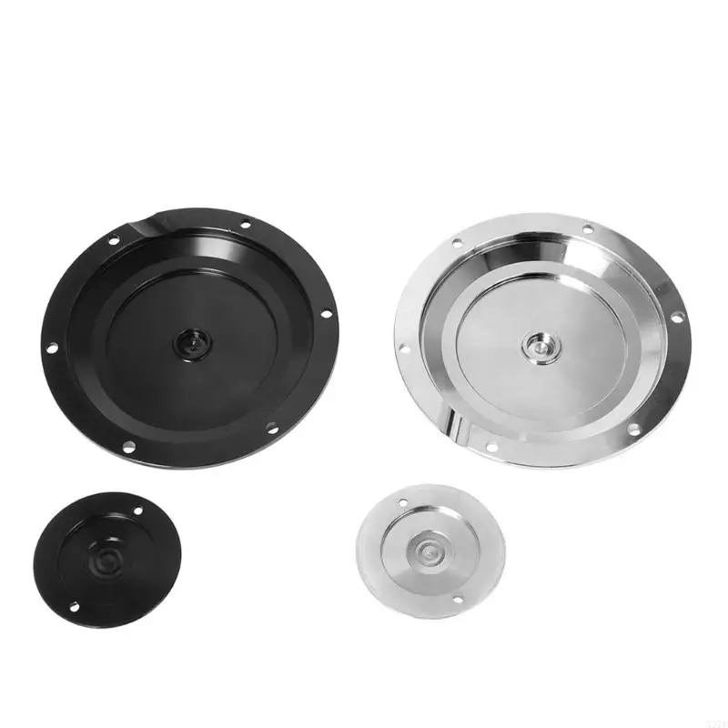 Motorcycle Engine Side Clutch Cover in 6061 Aluminum with Ribbed Round Design for 883R XL883R 883L XL883L 883 XL883 Bolt-On X37F