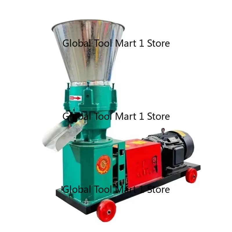 [Best-selling] High Quality Poultry Cattle Feed Pressing Pellets Pelletizer Making Machine Farm Animal Food Processing Making Ma