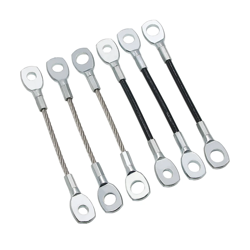 Picture 3: 3-6mm Stainless Steel Wire Rope Fish Eye Terminal Wire Rope, Anti Fall Safety Rope Suitable for Mechanical Equipment/Suspension