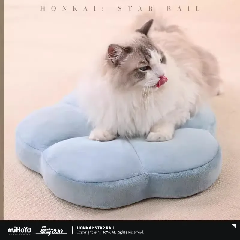 [Genuine] Pre-sale Game Honkai Star Rail Ruan Mei Series Cosplay 3D Anime Cat Litter  Halloween Gifts For  Cats Accessories