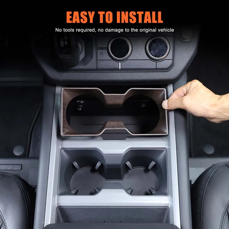 

Для Land Rover 2025 + Defender 90/110/130 автомобильный передний держатель для напитков, декоративная крышка, наклейки, автомобильные аксессуары