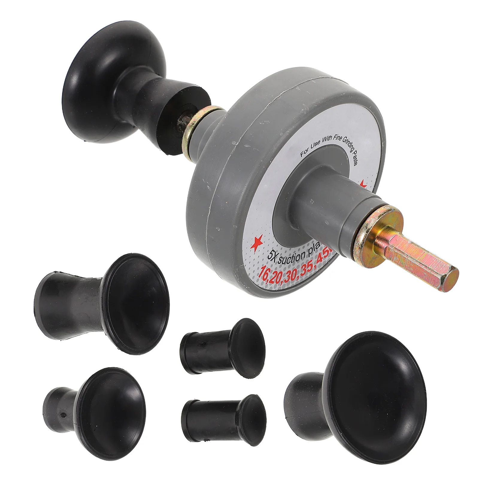 

1set 1Set Lapping Tool Kit 5 Suction Plates Precision Engine Valve Grinding Attachment Small Engines Automotive Repair Car