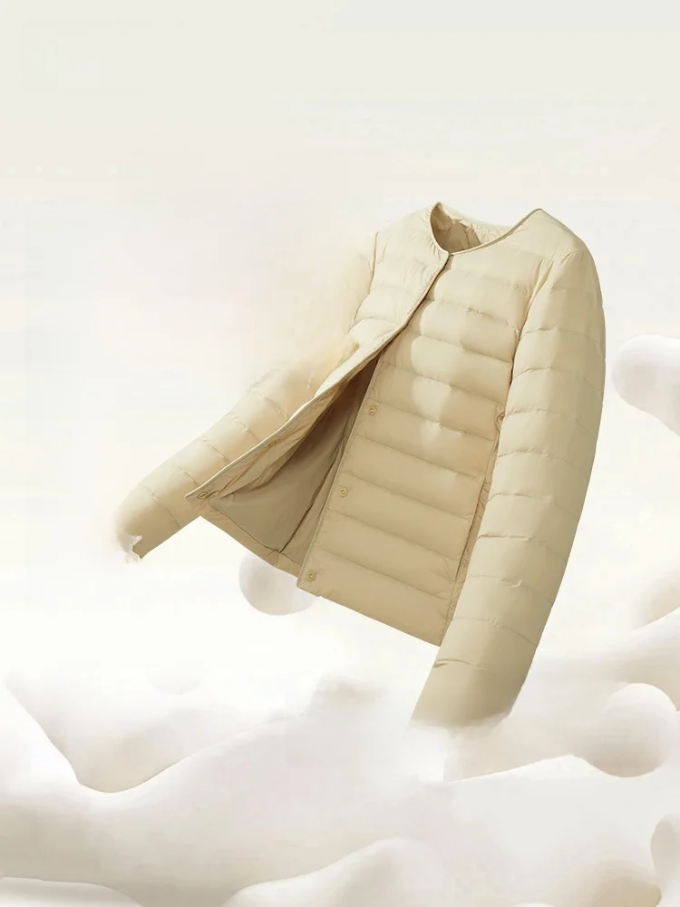 

Легкая круглая куртка-пуховик Nedown Jaet SNOW FLNG для женщин, модная, для повседневной носки, укороченная, на одной пуговице