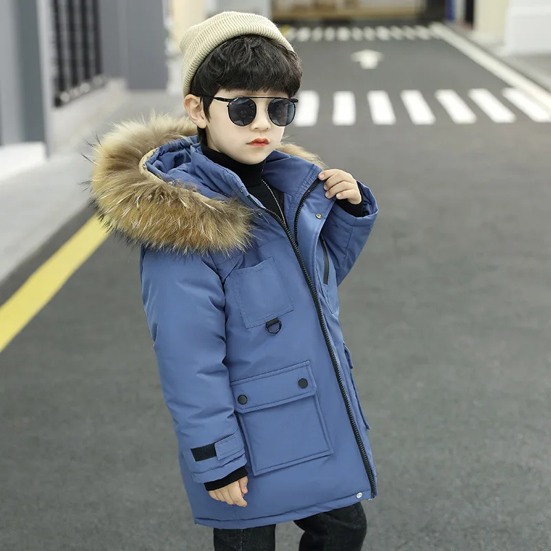 Children Winter Down Jacket Girl toddler boy clothes Thick Warm Hooded Coat Kids Parka spring Teen clothing Outerwear snowsuit